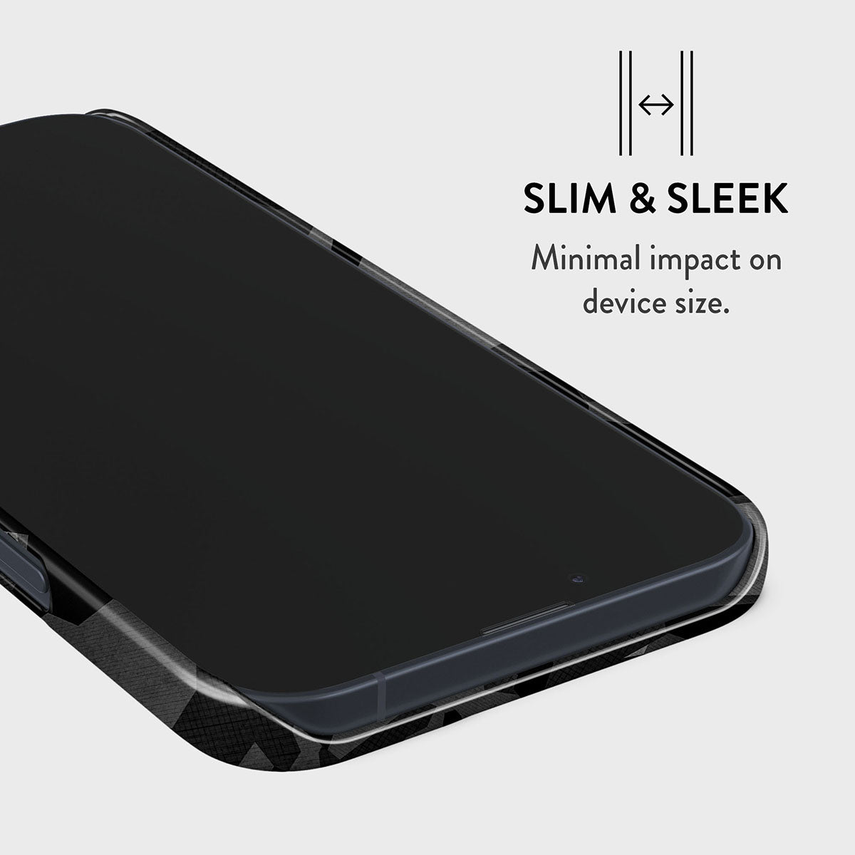 Night Black Camouflage - iPhone 15 Case