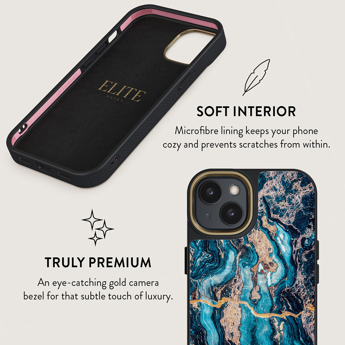 Mystic River - Blue Marble iPhone 15 Case