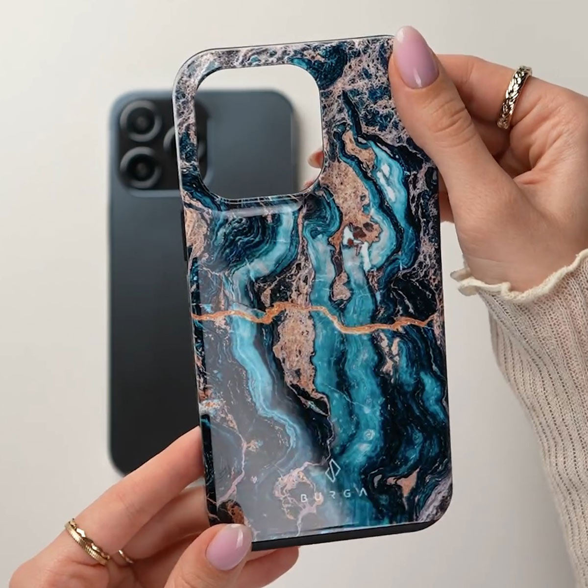 Mystic River - Blue Marble iPhone 15 Case