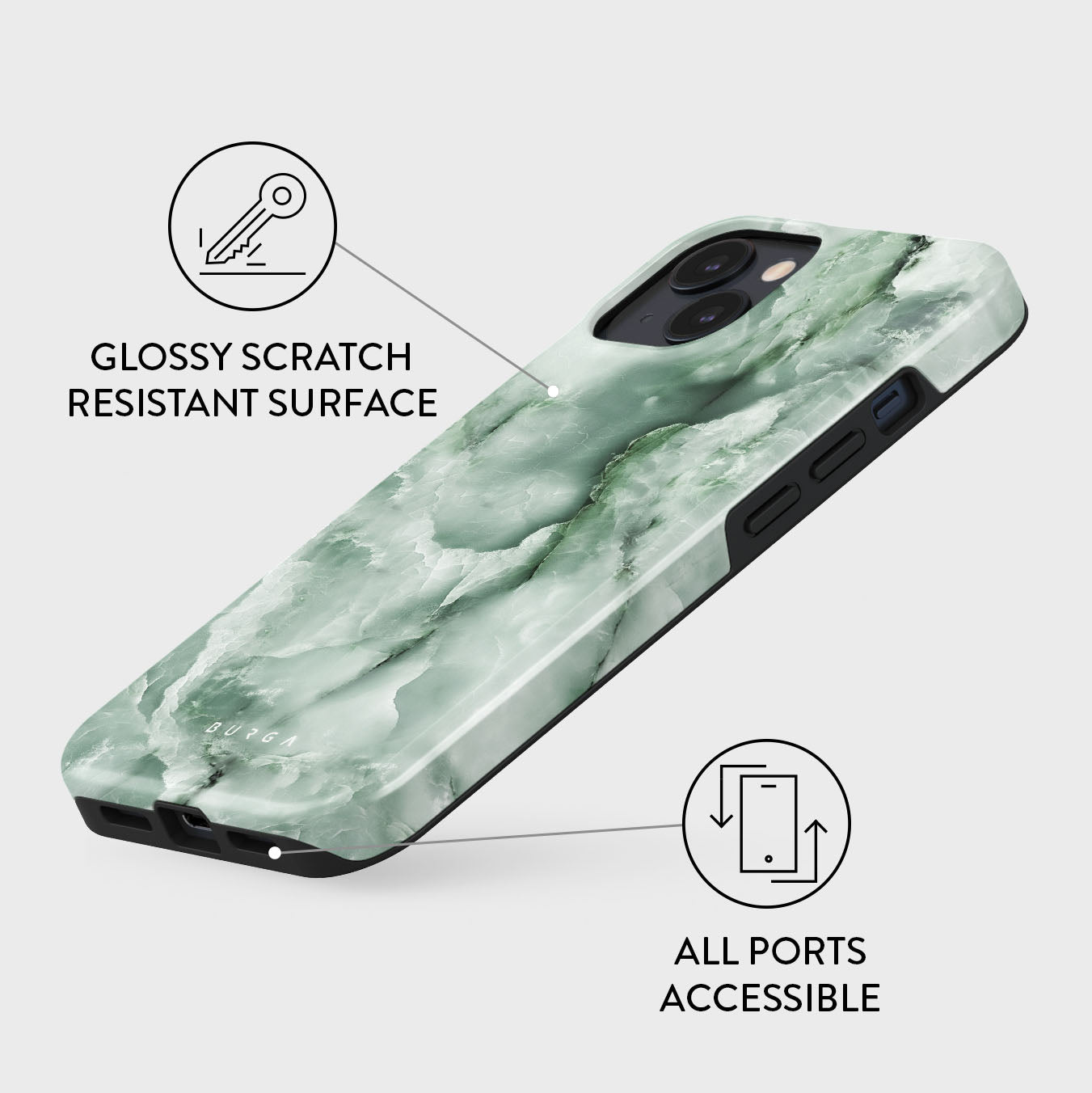 Pistachio Cheesecake - Green iPhone 15 Case