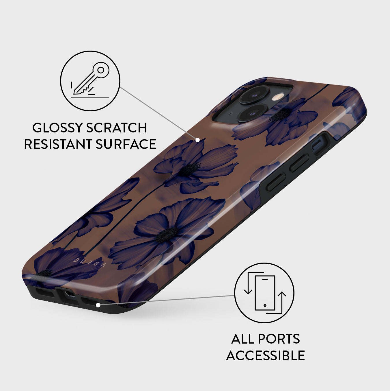 Velvet Night - iPhone 15 Case
