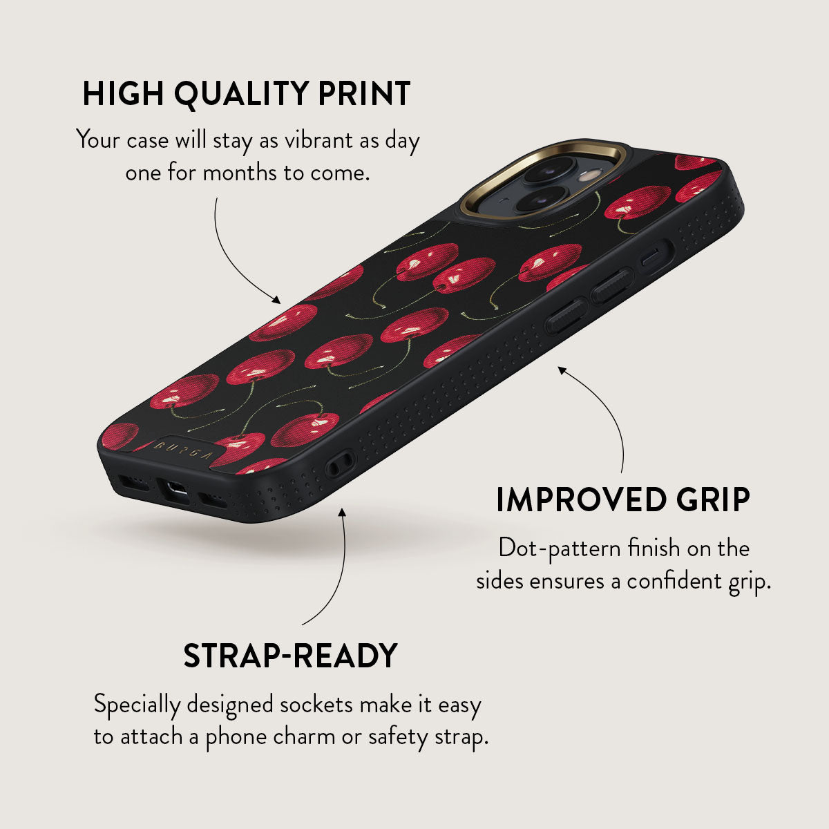 Cherrybomb - iPhone 15 Case