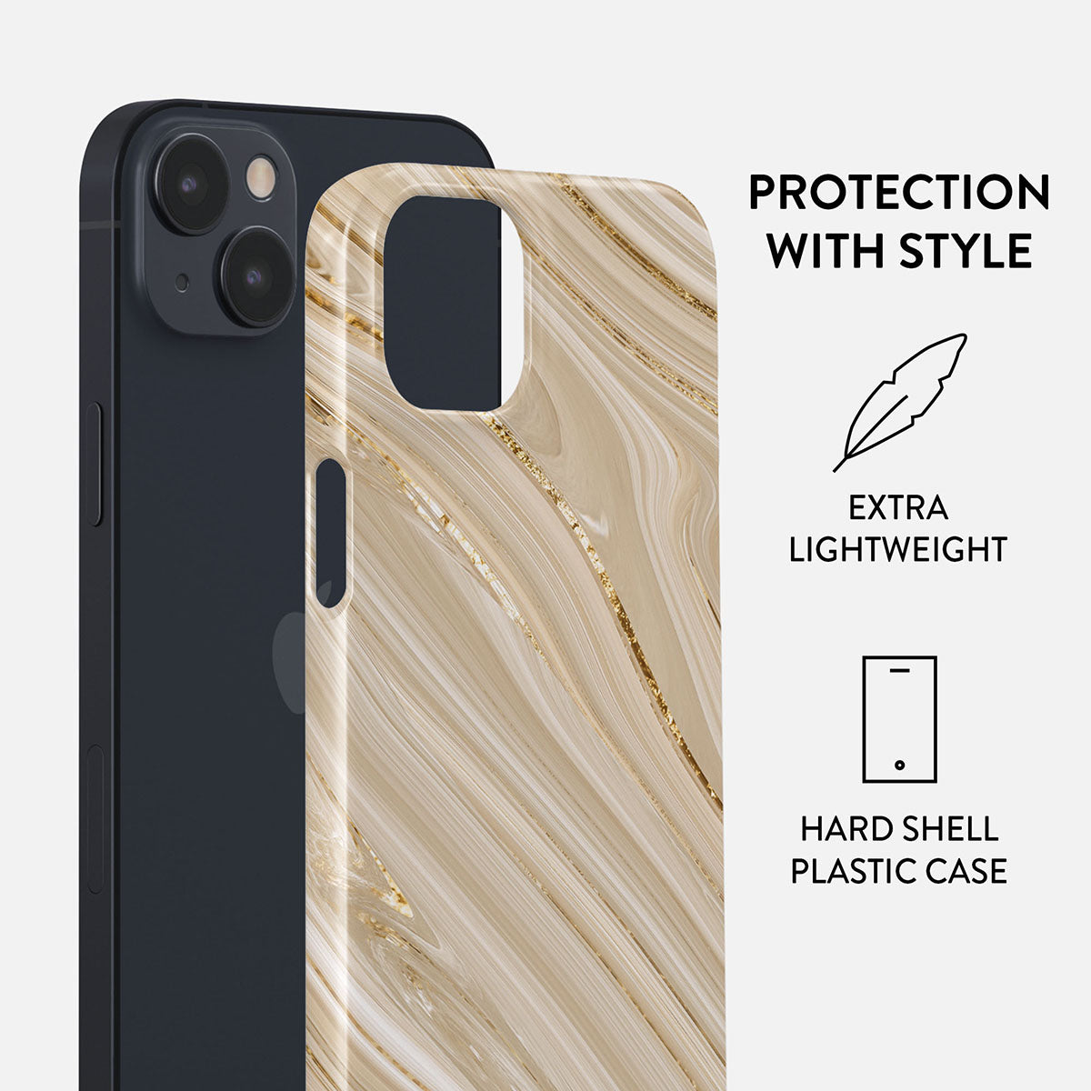 Full Glam - Beige iPhone 15 Case