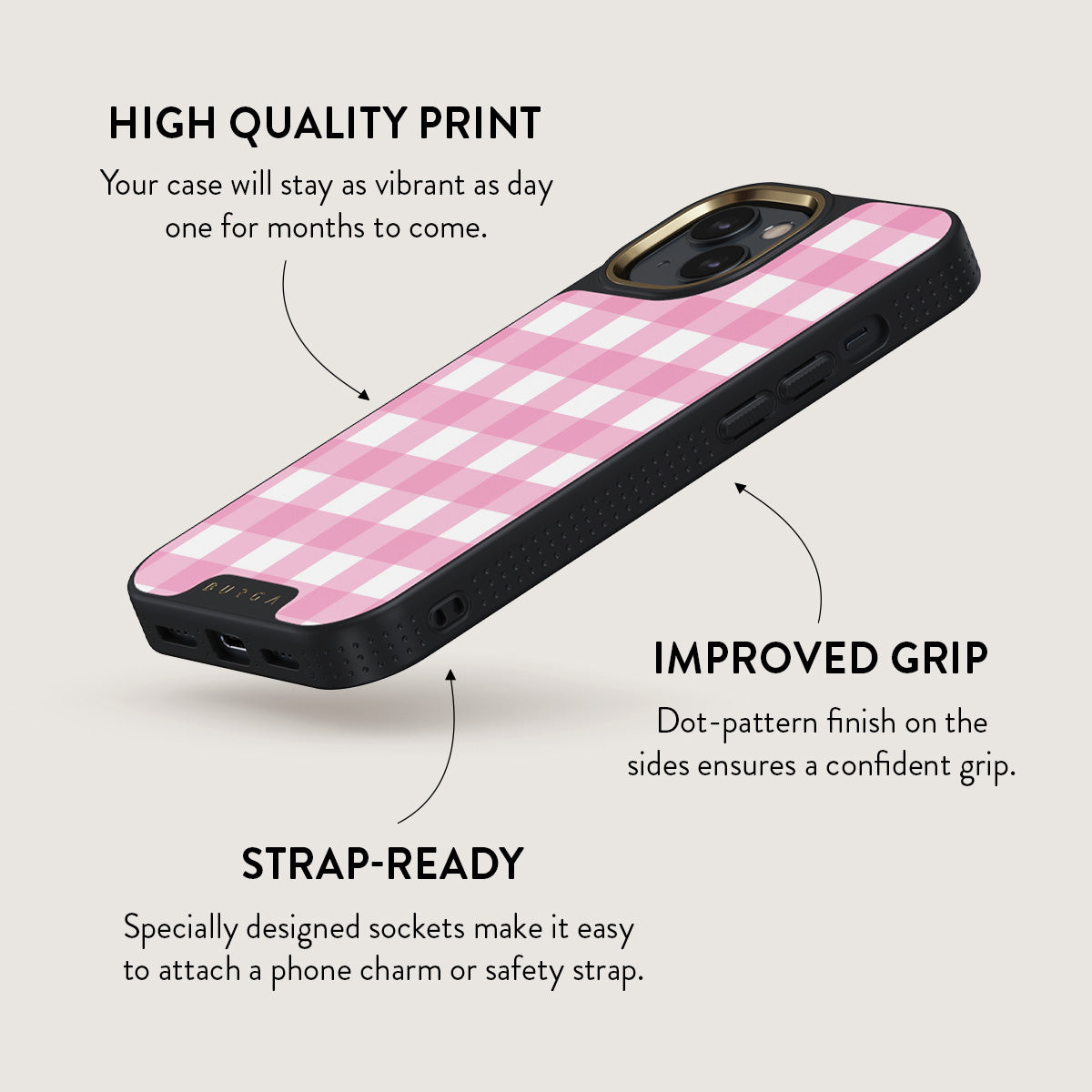 Think Pink - iPhone 15 Case