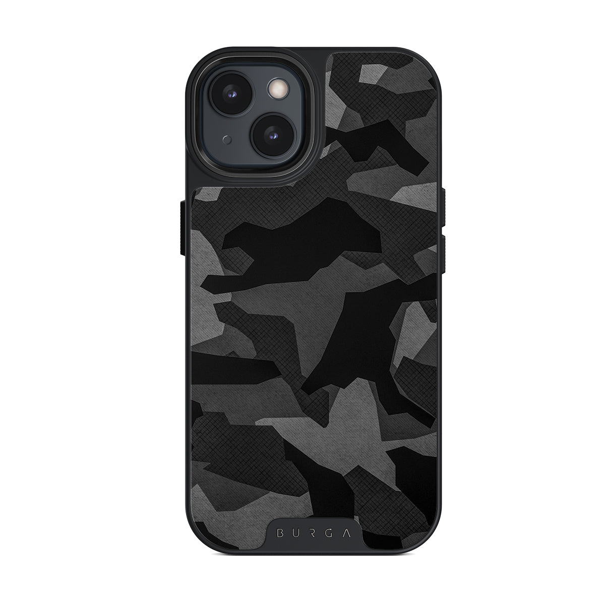 Night Black Camouflage - iPhone 15 Case