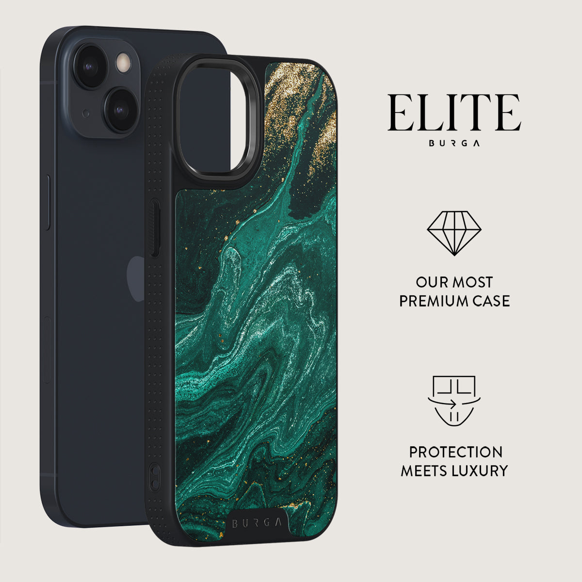 Emerald Pool - Elegant iPhone 15 Case